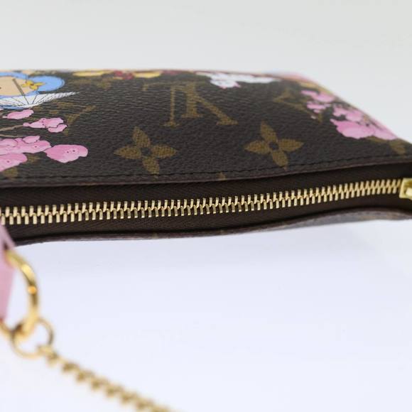 LOUIS VUITTON Monogram Vivienne Mini Pochette Pouch M45905 LV Auth 70308A - Picture 6 of 16